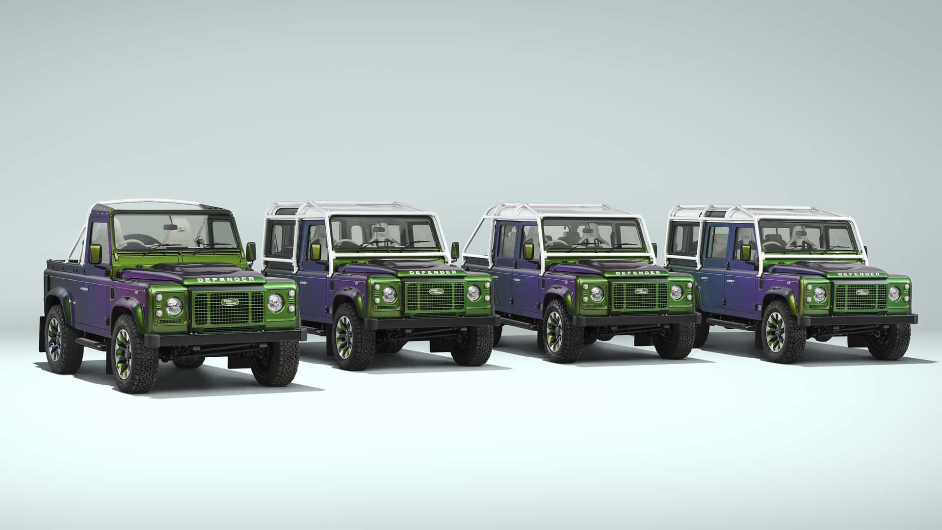 Land Rover sold these color-changing classic Defenders to a single buyer