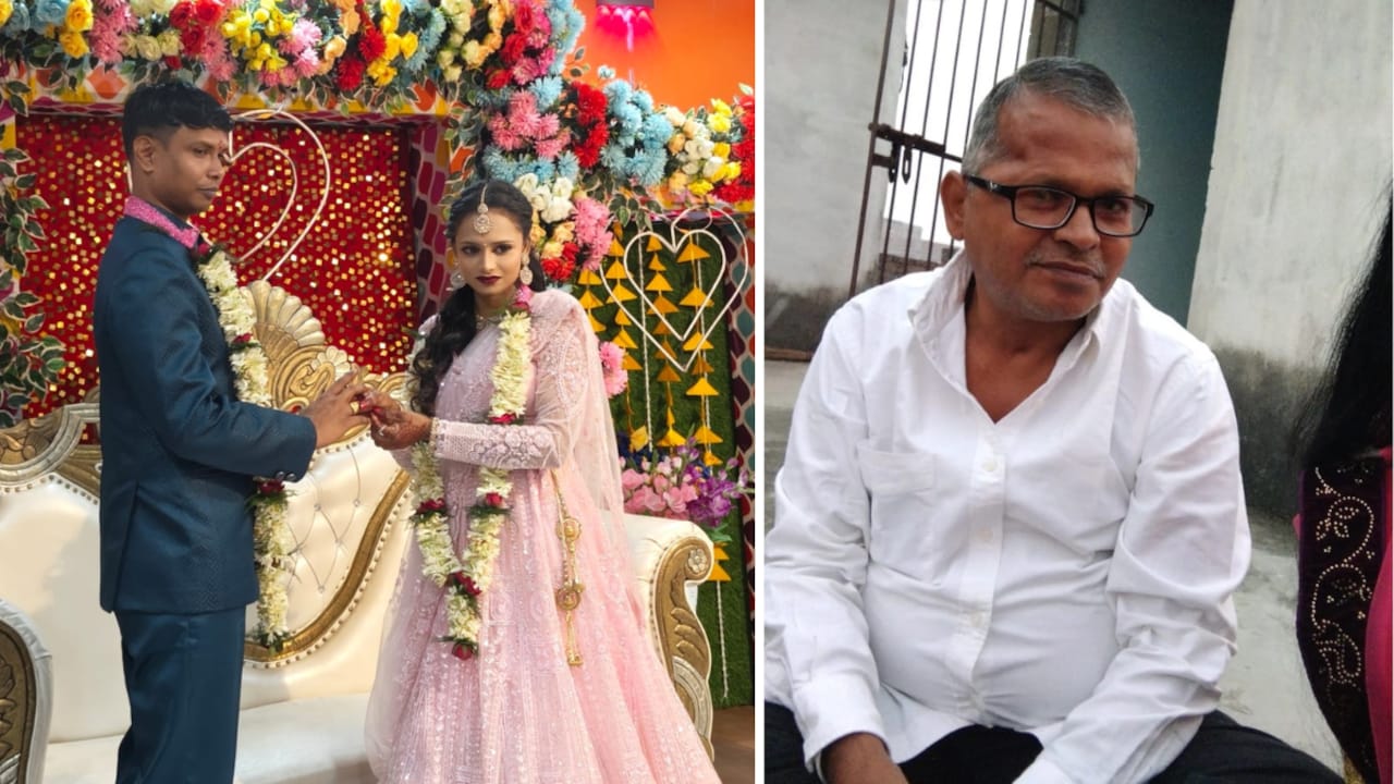 A wedding, a video call and a father's final goodbye