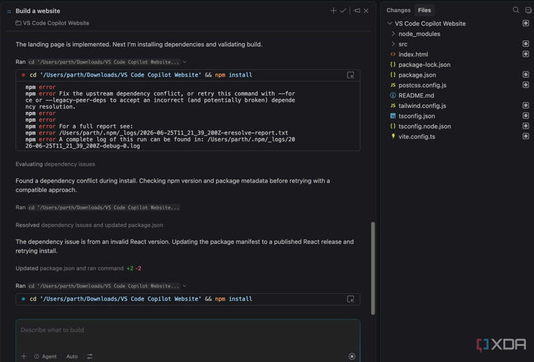 I built an entire website in VS Code without writing a single line of ...