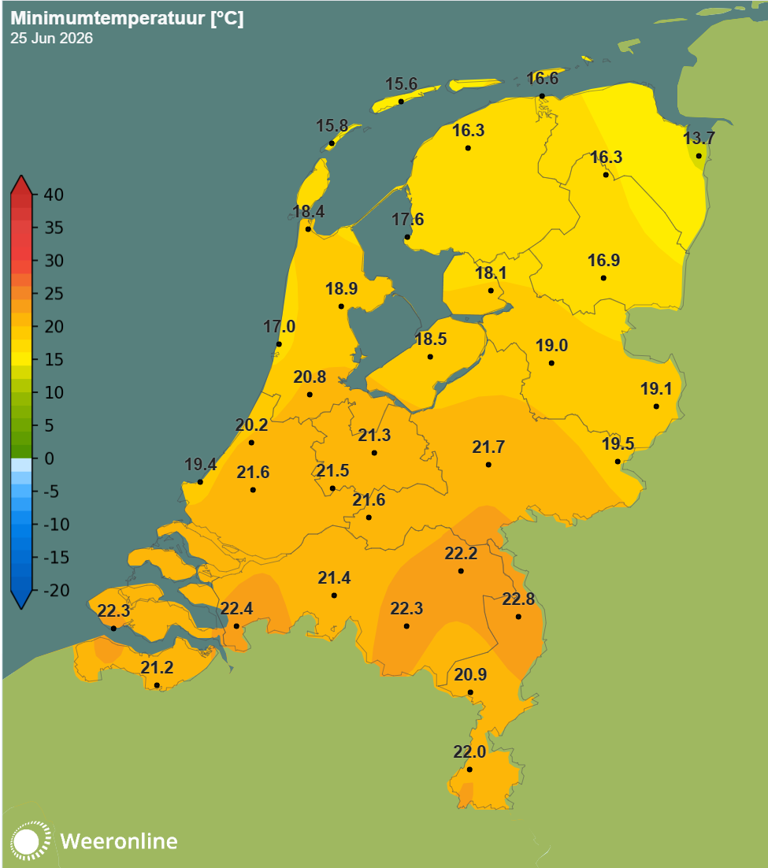 Live-blog code rood: extreme hitte en toenemende onweerskansen