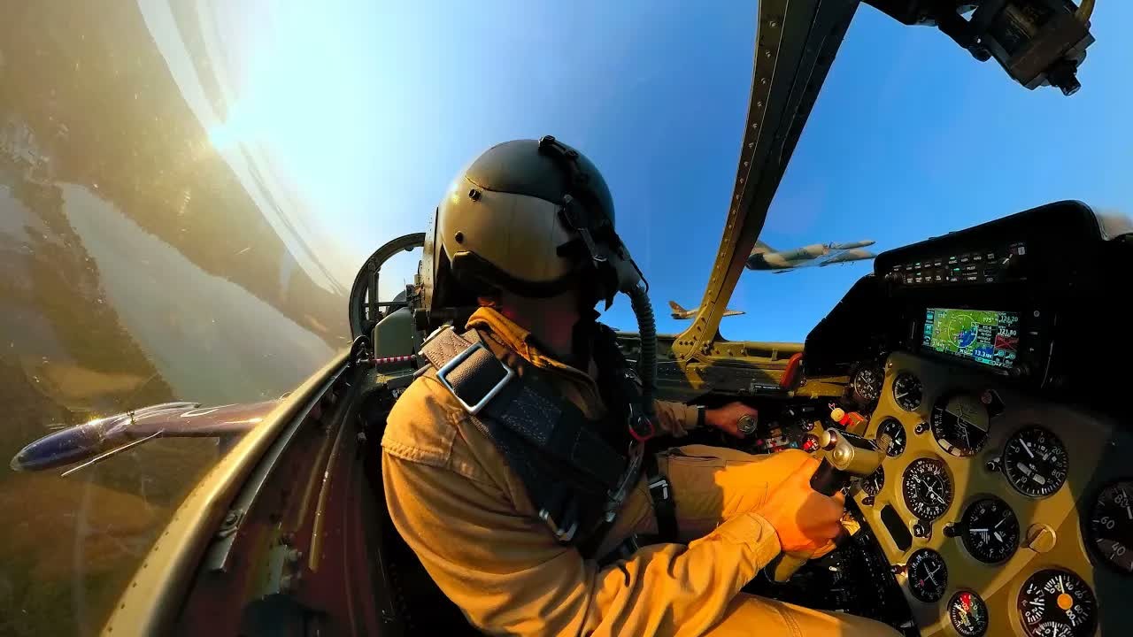 Inside an L-39 fighter jet training flight - then the student took the ...