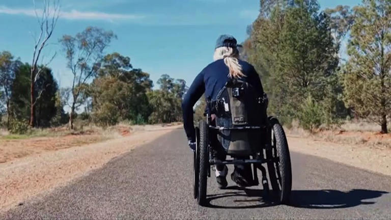 Why Sam is travelling 441km over eight days in an everyday wheelchair