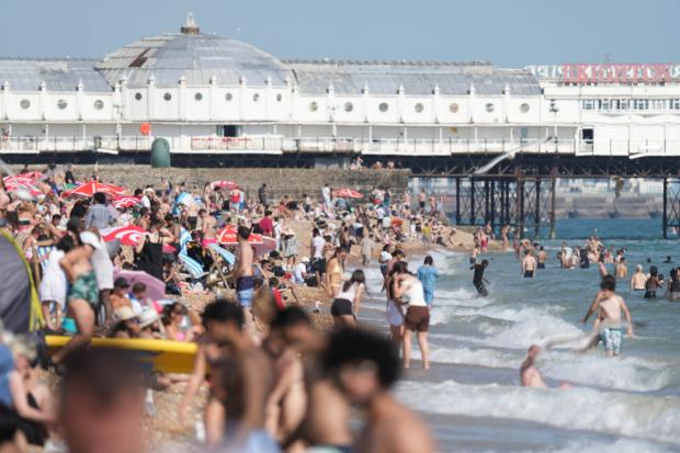 Which parts of Sussex are without weather warnings as red heat alert ...
