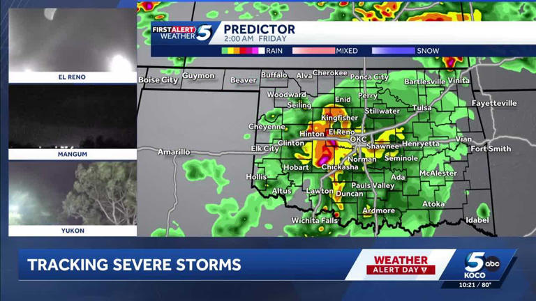 Severe storms spin up tornado, drop heavy rain and hail across Oklahoma ...