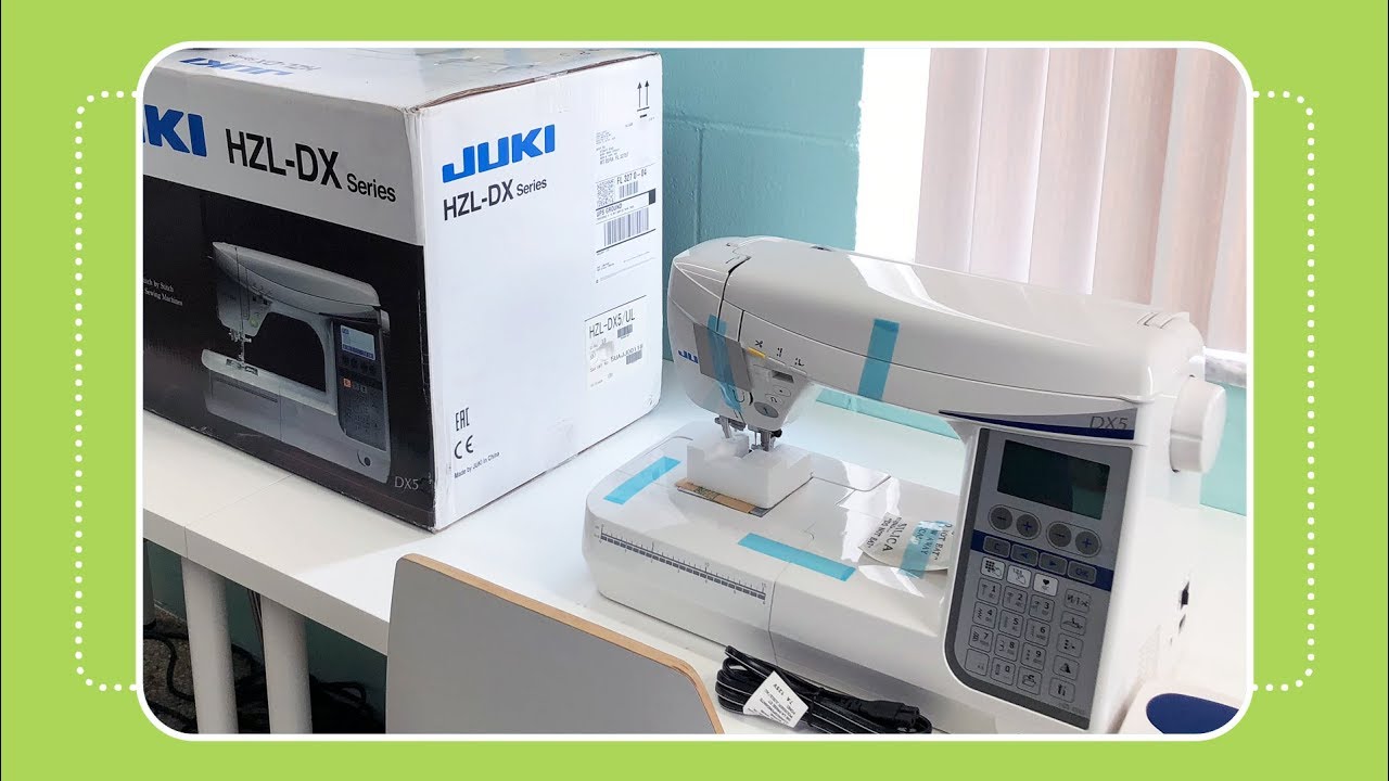 Juki DX5 sewing machine review with The Crafty Gemini