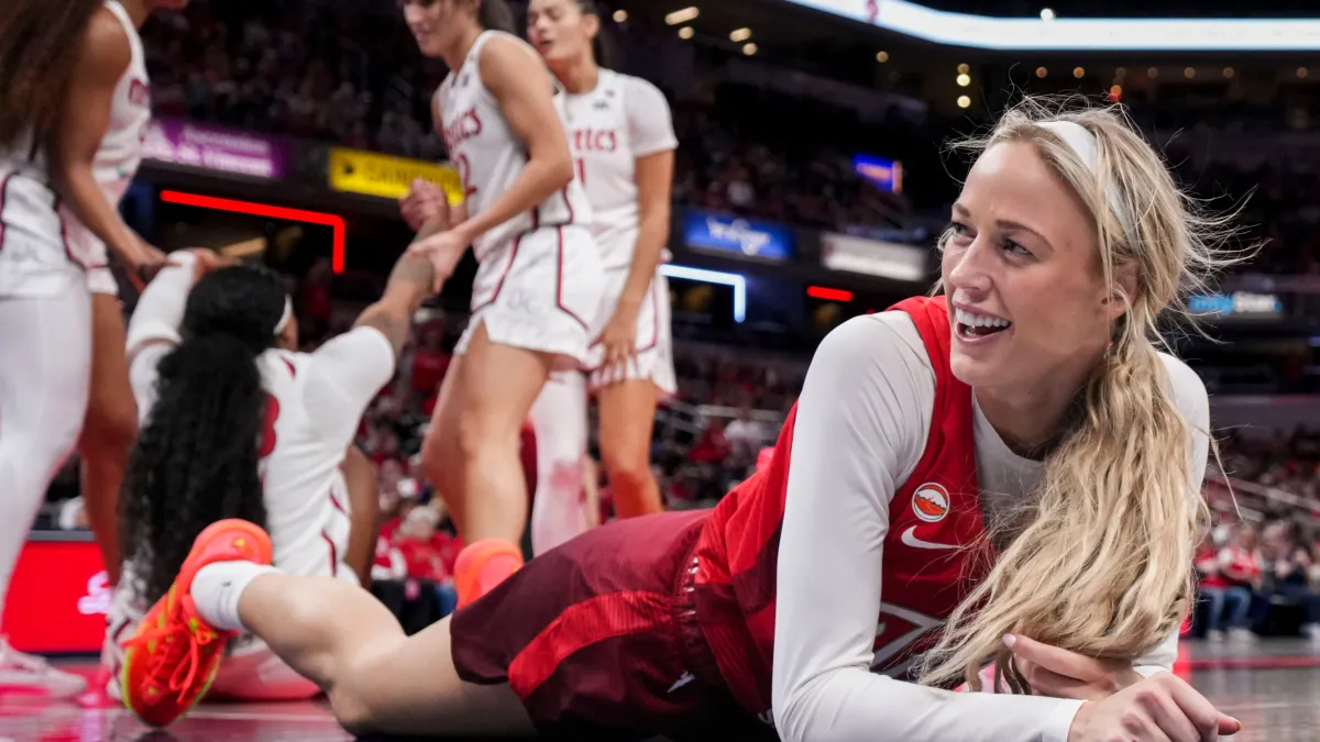 Sophie Cunningham's viral pointing moment has become the internet's newest meme