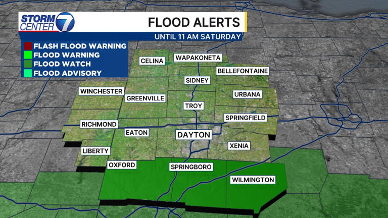 Flood watch issued for parts of the Valley