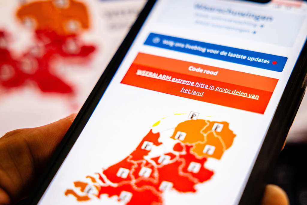 Code rood van kracht in groot deel van Nederland om extreme hitte
