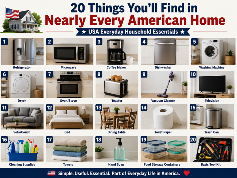 20 everyday things you'll find in almost every American home - why they ...