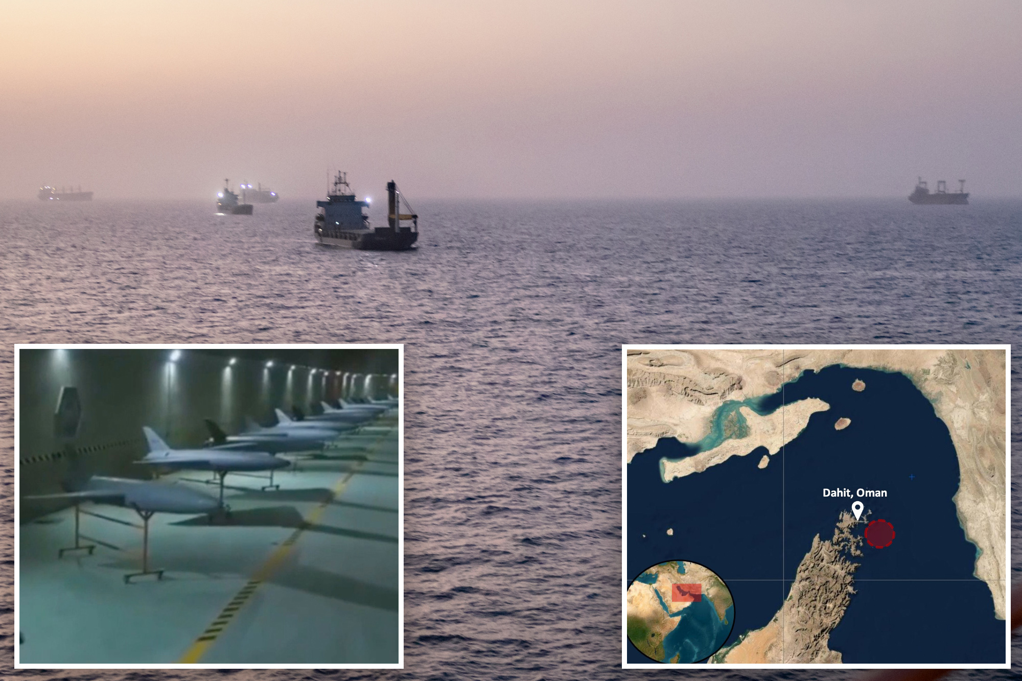 Ships creeping back through Strait of Hormuz after Iran drone attack