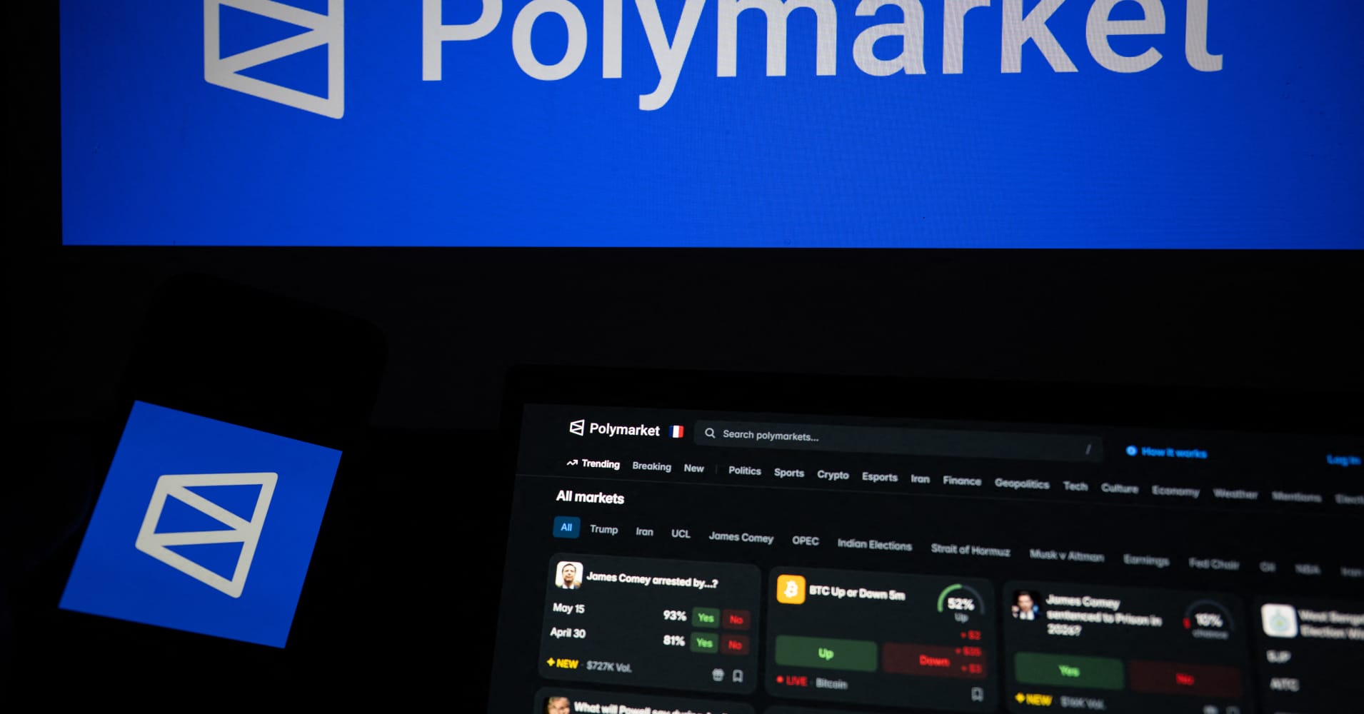 Polymarket annualized revenue surpasses $1 billion six weeks after its ...