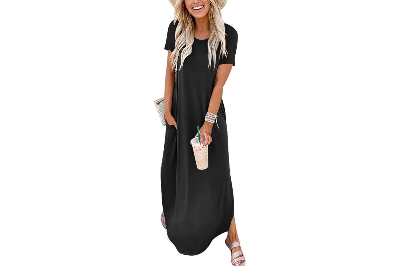 anrabess womens summer maxi dress short