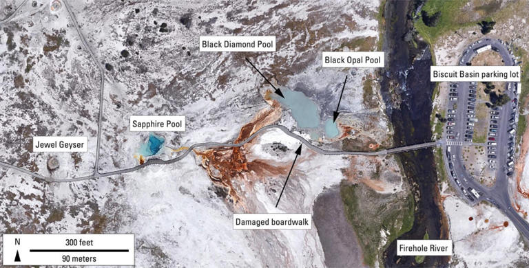 A strange, boiling hole just appeared out of nowhere in Yellowstone