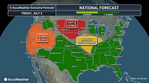 Fourth of July weather forecast: Heat, storms and smoke ahead