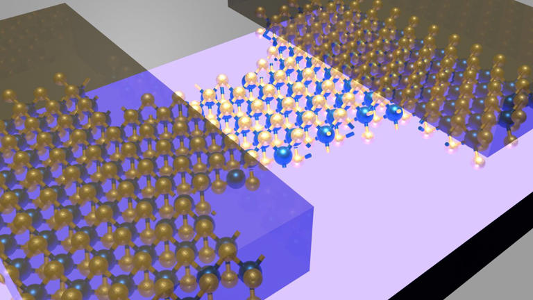 Dog-bone design helps 2D nanoribbon transistors stay fast and efficient ...