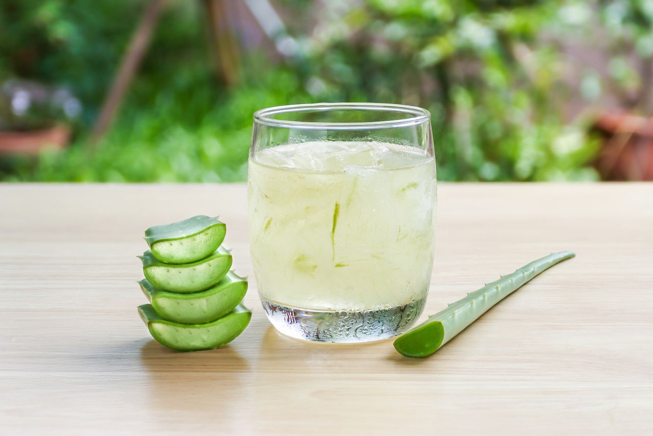 An image of aloe vera juice