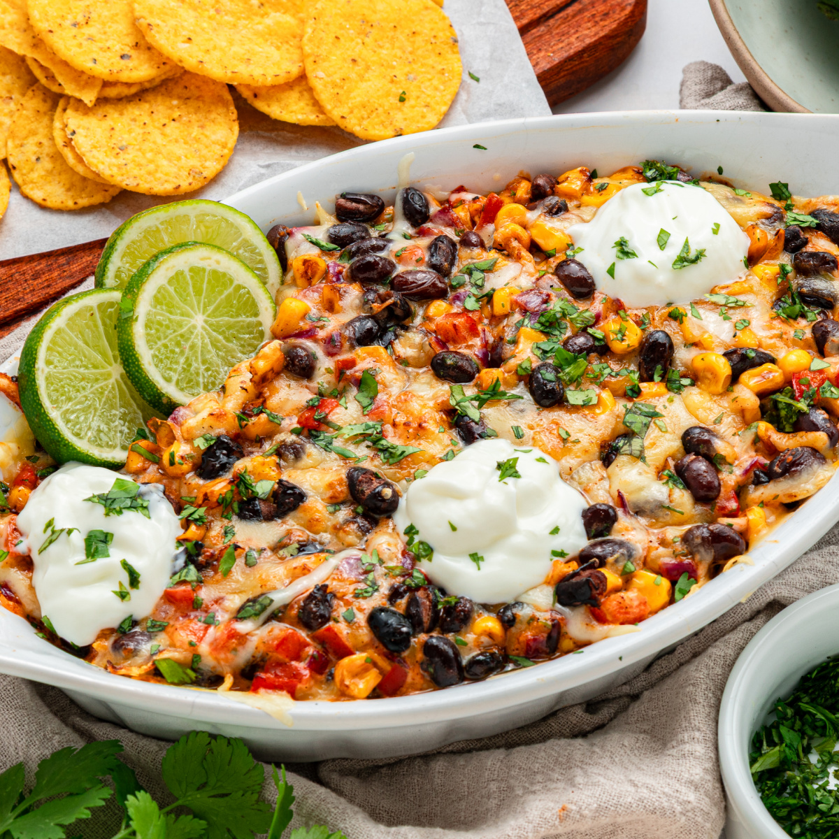 Black bean and corn dip