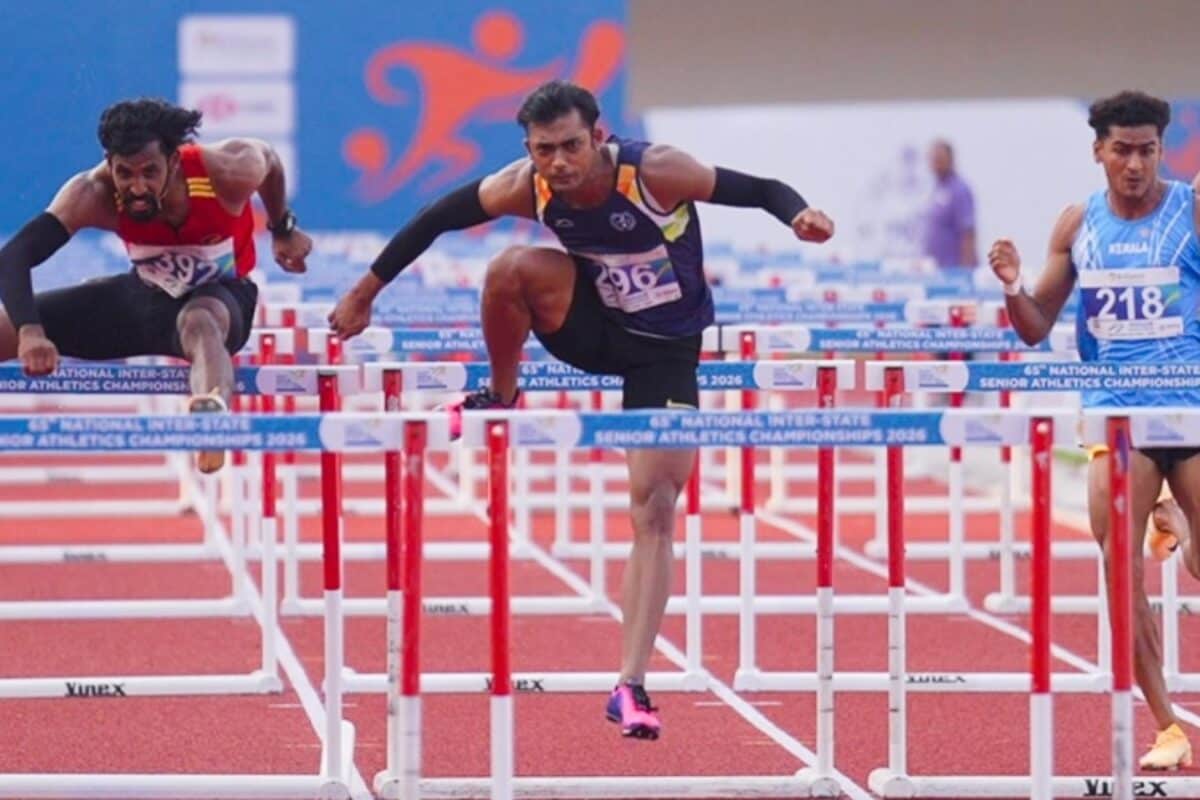 Tejas Shirse wins 110m hurdles gold at senior athletics championships