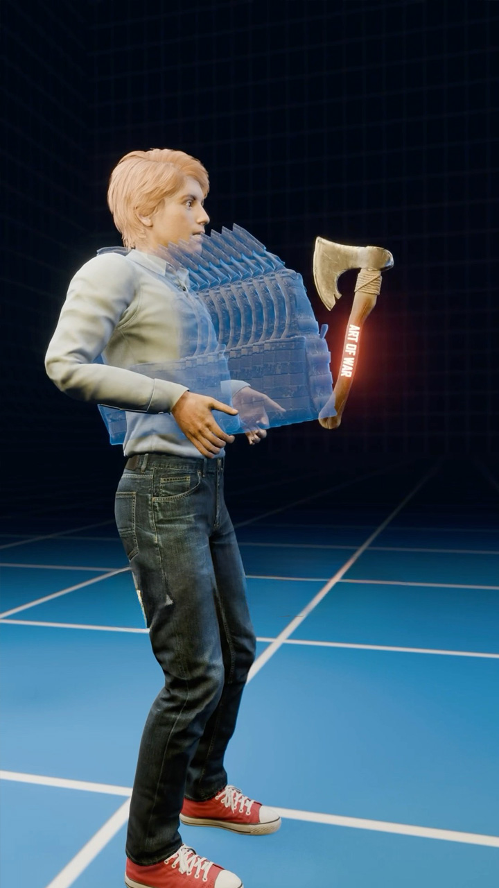 Kevlar vest vs flying Viking axe: Will it stop it?