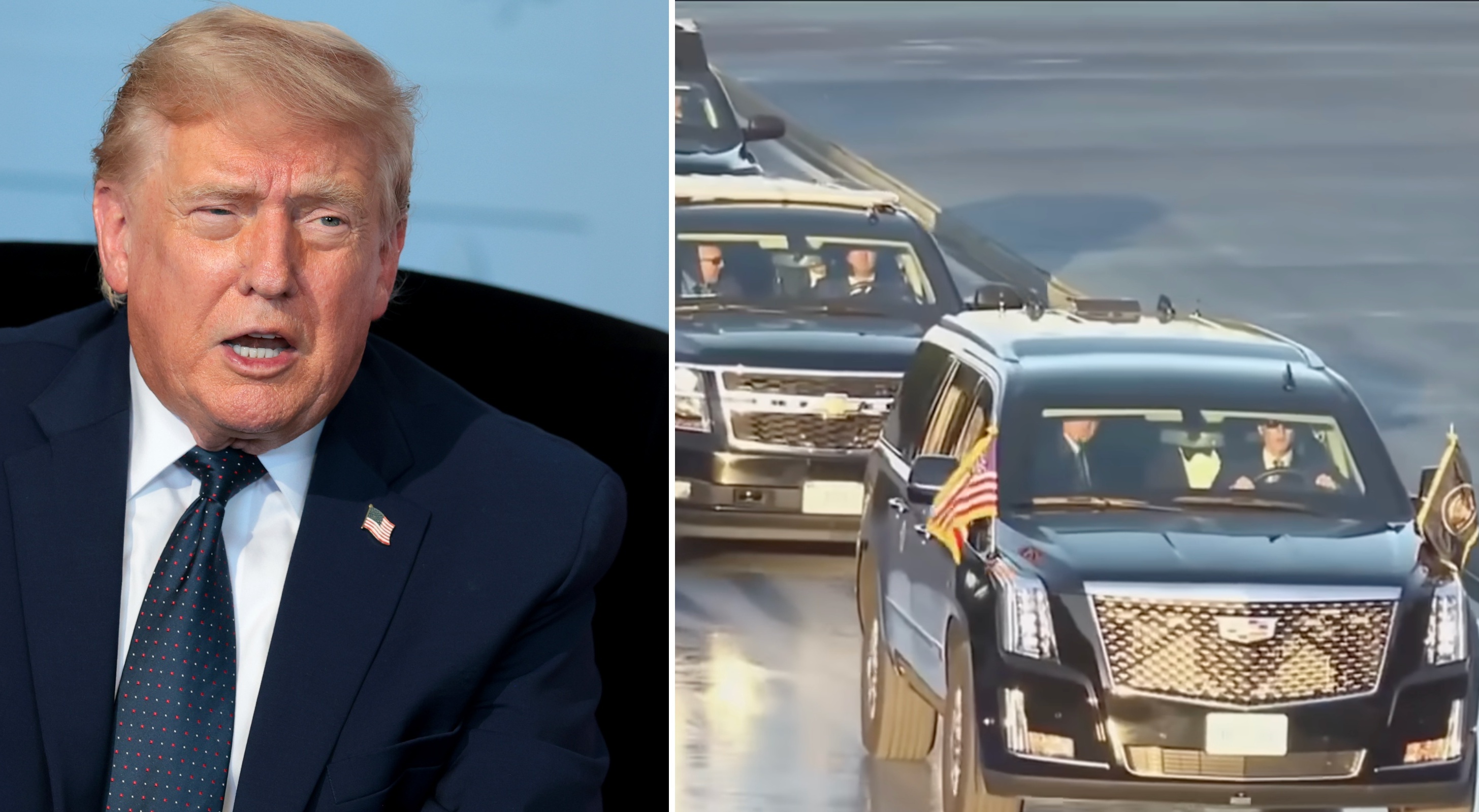Trump blames vandals for the green and peeling $16 million Reflecting ...