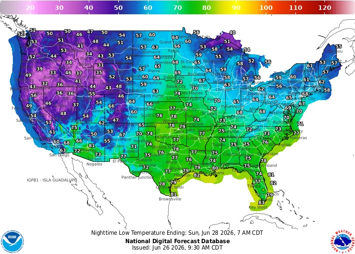 Winter storm watch in Rockies as dangerous heat dome grips East Coast