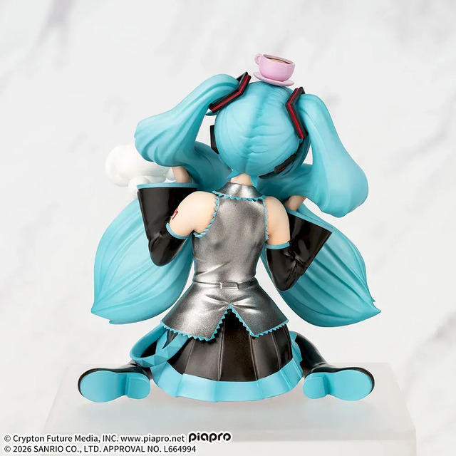 初音ミク シナモロール もふっとVer. フィギュア 8体セット 髪を持ち上げて…モフッ! 可愛い「初音ミク×シナモロール‐もふっとVer