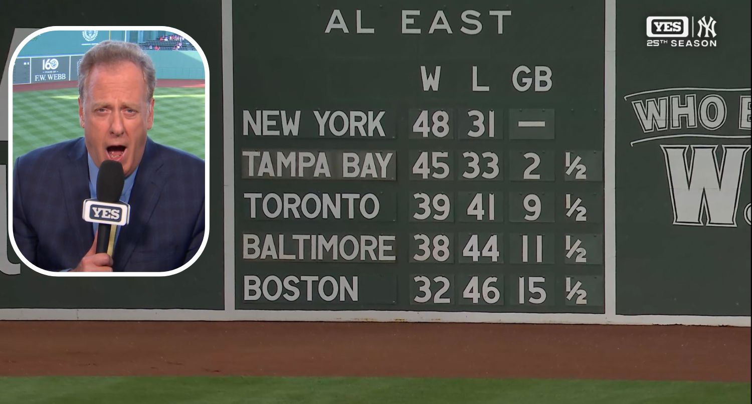 Yankees announcer calls out Red Sox fans