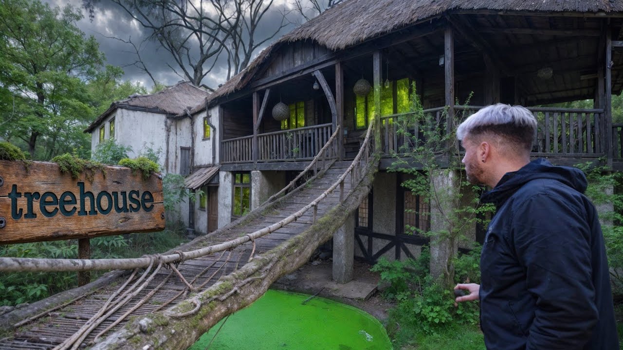 The abandoned treehouse mansion worth millions (exploring the richest ...