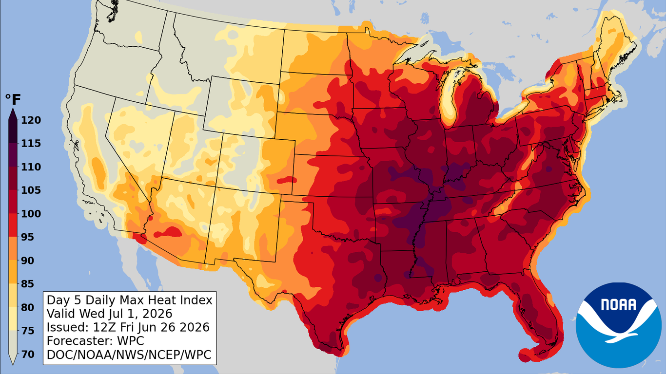 A dangerous heat wave is coming next week