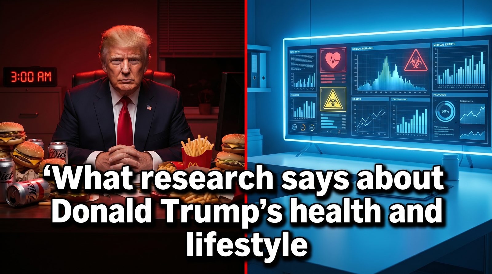 Analysis of Donald Trump's Lifestyle Habits and Health Research