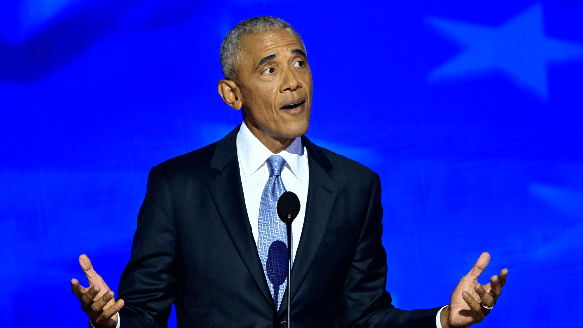 Barack Obama accuses Donald Trump of being two-faced and hiding behind ...