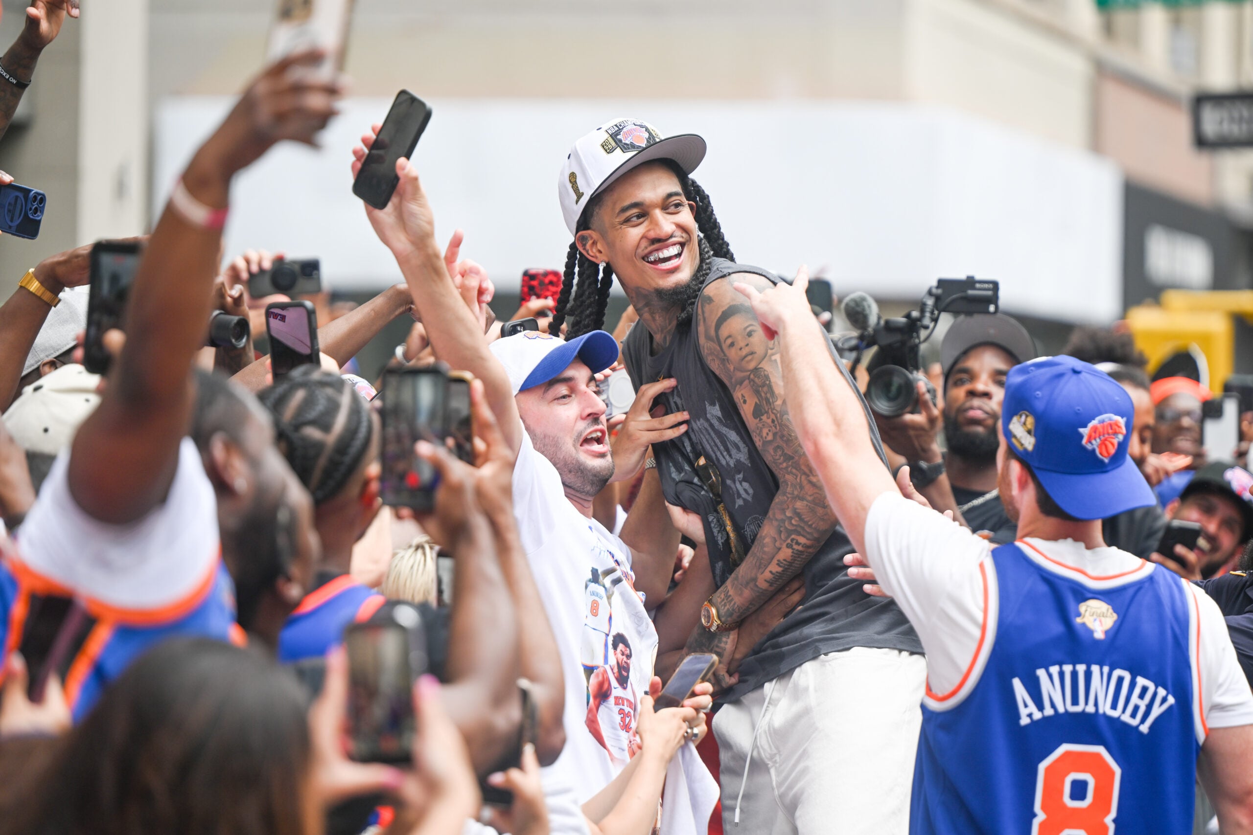 Watch: Relive the New York Knicks 2026 championship parade