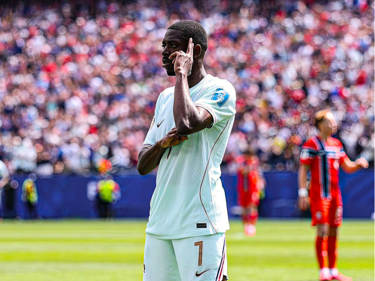Ousmane Dembele sets French FIFA World Cup record, joins Kylian Mbappe ...