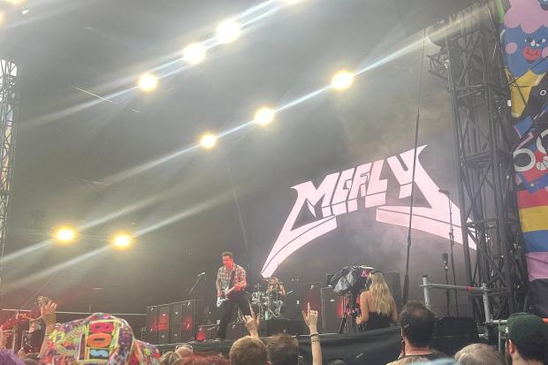 McFly play biggest Welsh show as thousands pack Cardiff Castle during ...