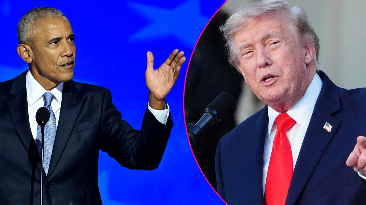 Barack Obama accuses Donald Trump of being two-faced and hiding behind ...