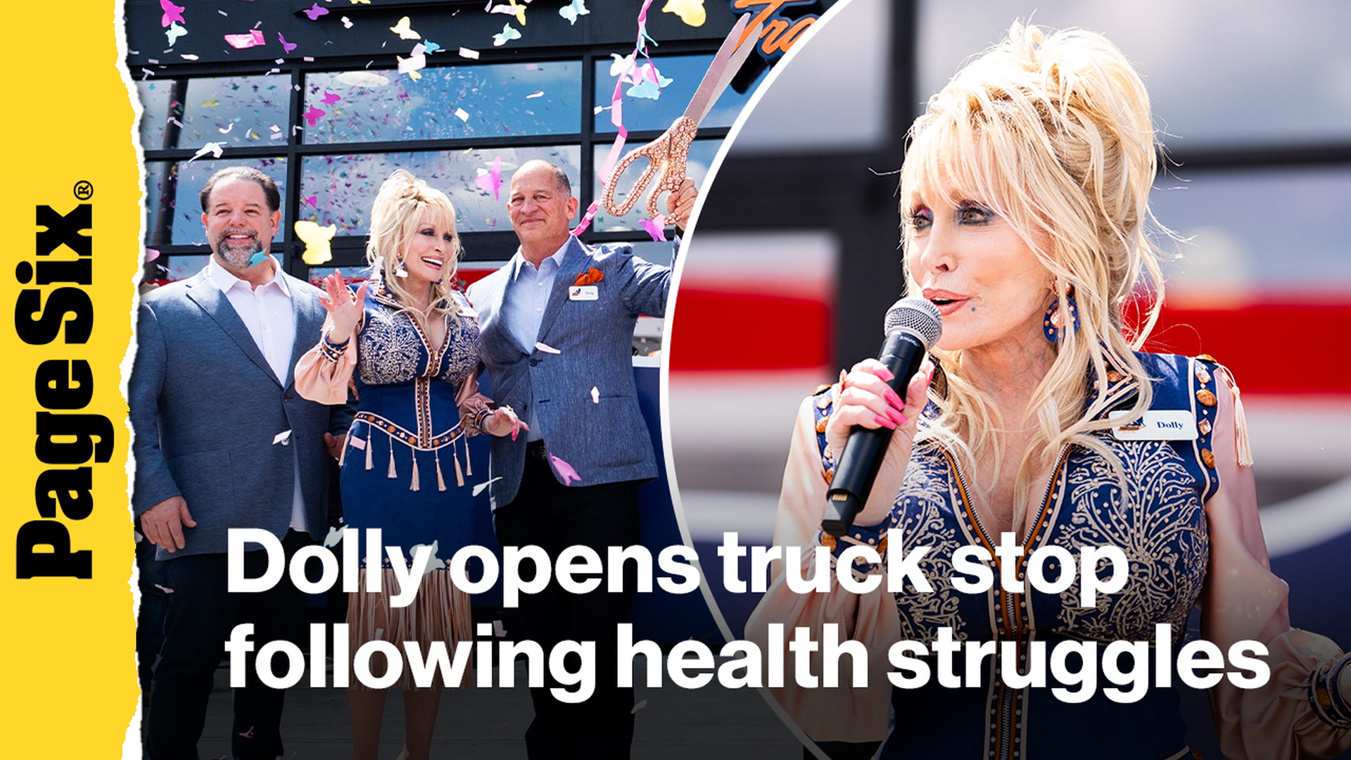 Dolly Parton makes surprise appearance at Tennessee truck stop opening ...