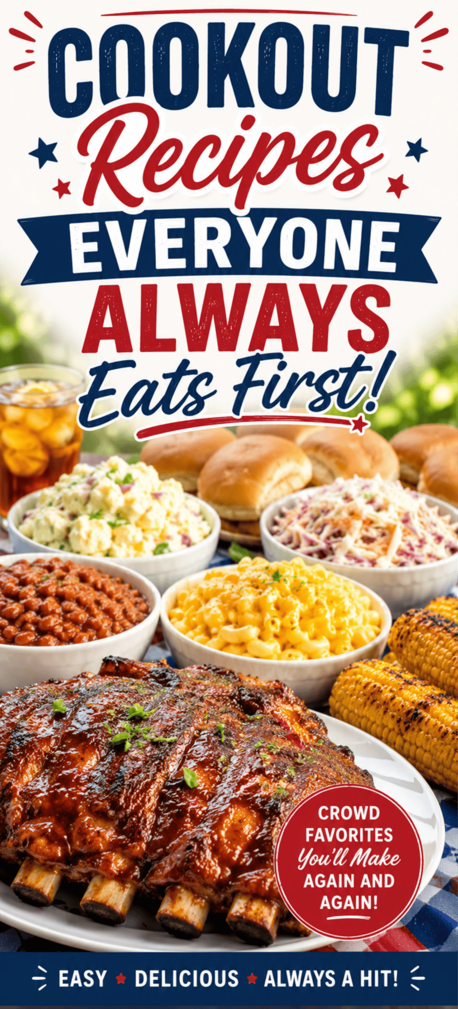 Cookout recipes everyone always eats first