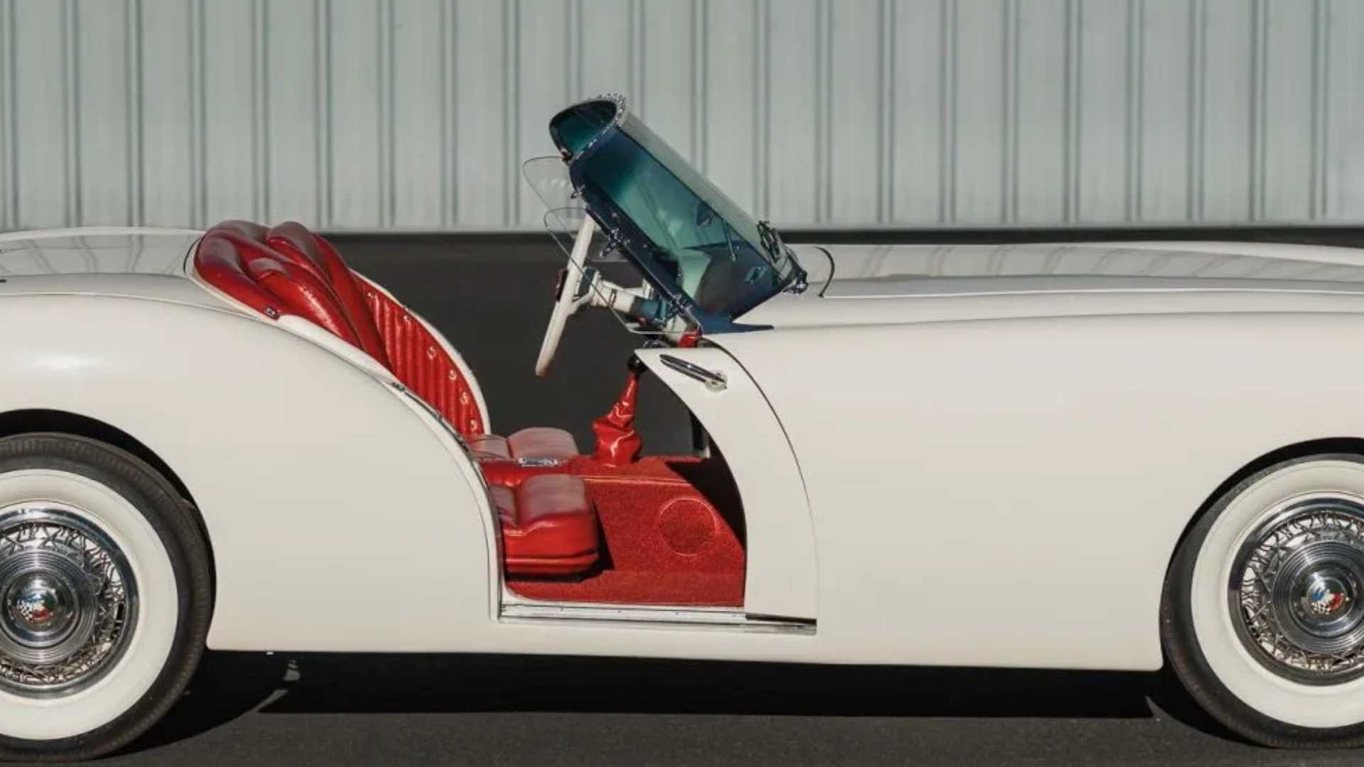 1954 Kaiser Darrin Custom Coupe Sliding Door Open