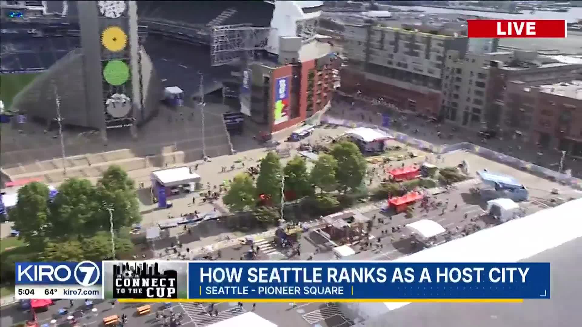 Where does Seattle rank among World Cup host cities?