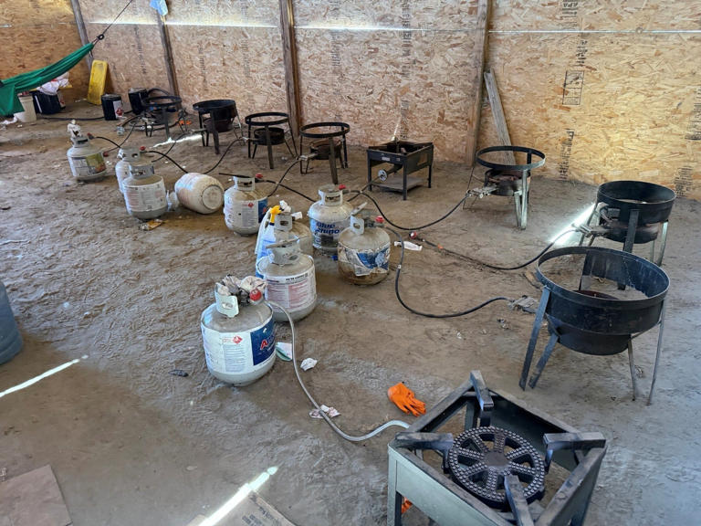 Massive meth lab dismantled in Antelope Valley, 800 pounds seized