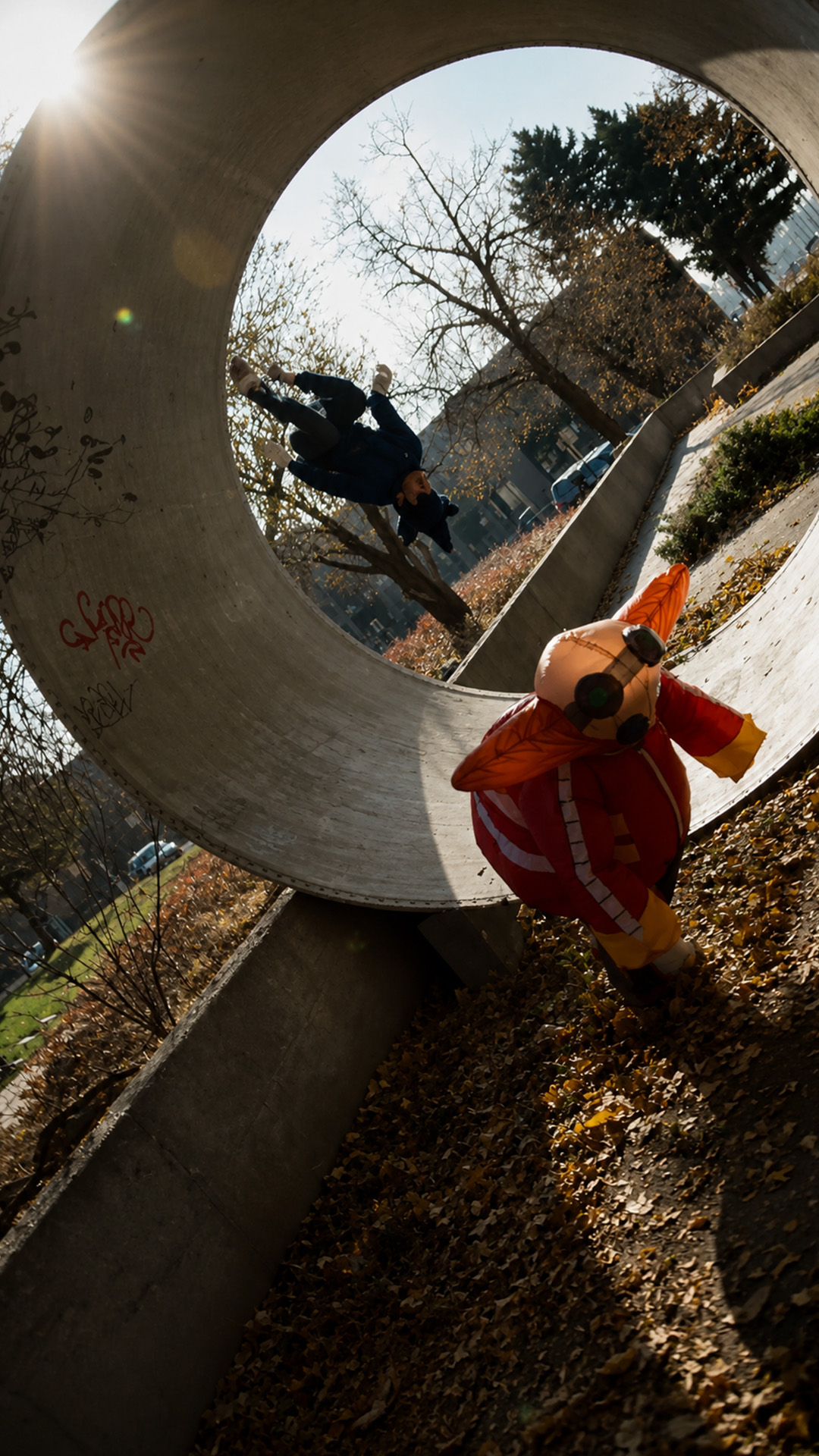 Capturing the perfect shot for a Sonic inspired scene