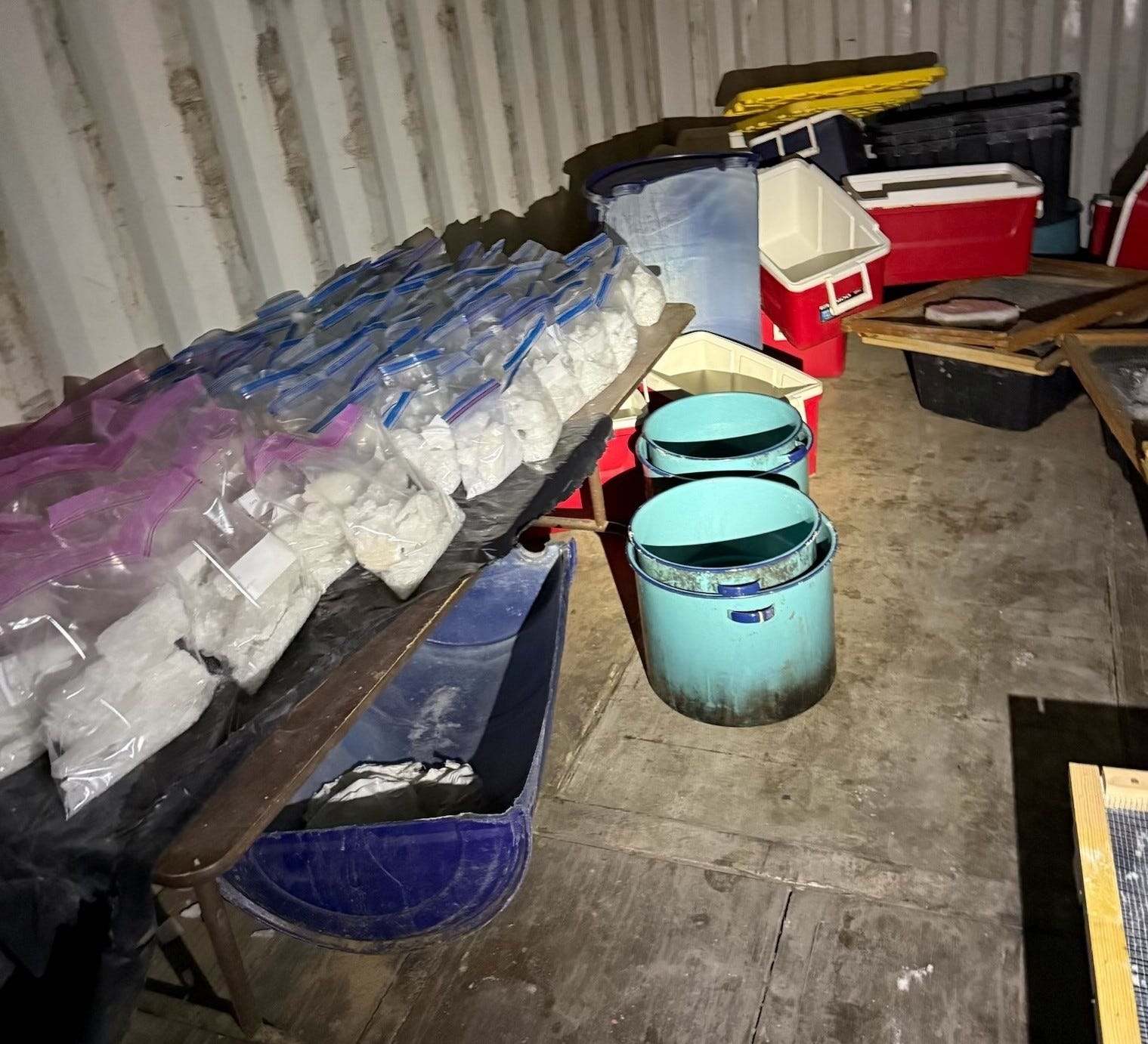 Massive meth lab dismantled in Antelope Valley, 800 pounds seized