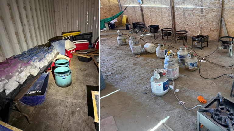 LA County deputies find drug lab with 800 pounds of meth during illegal ...