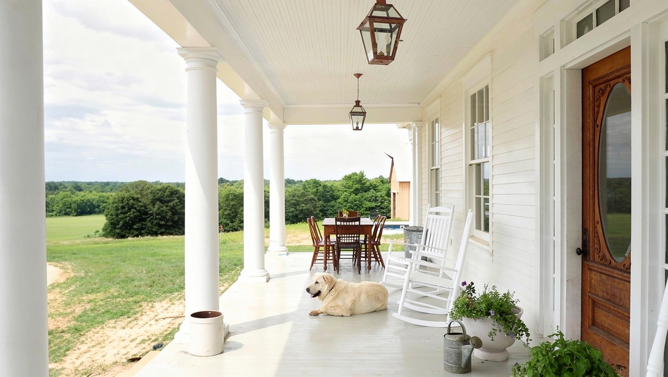 Old-fashioned homemaking in a brand-new home