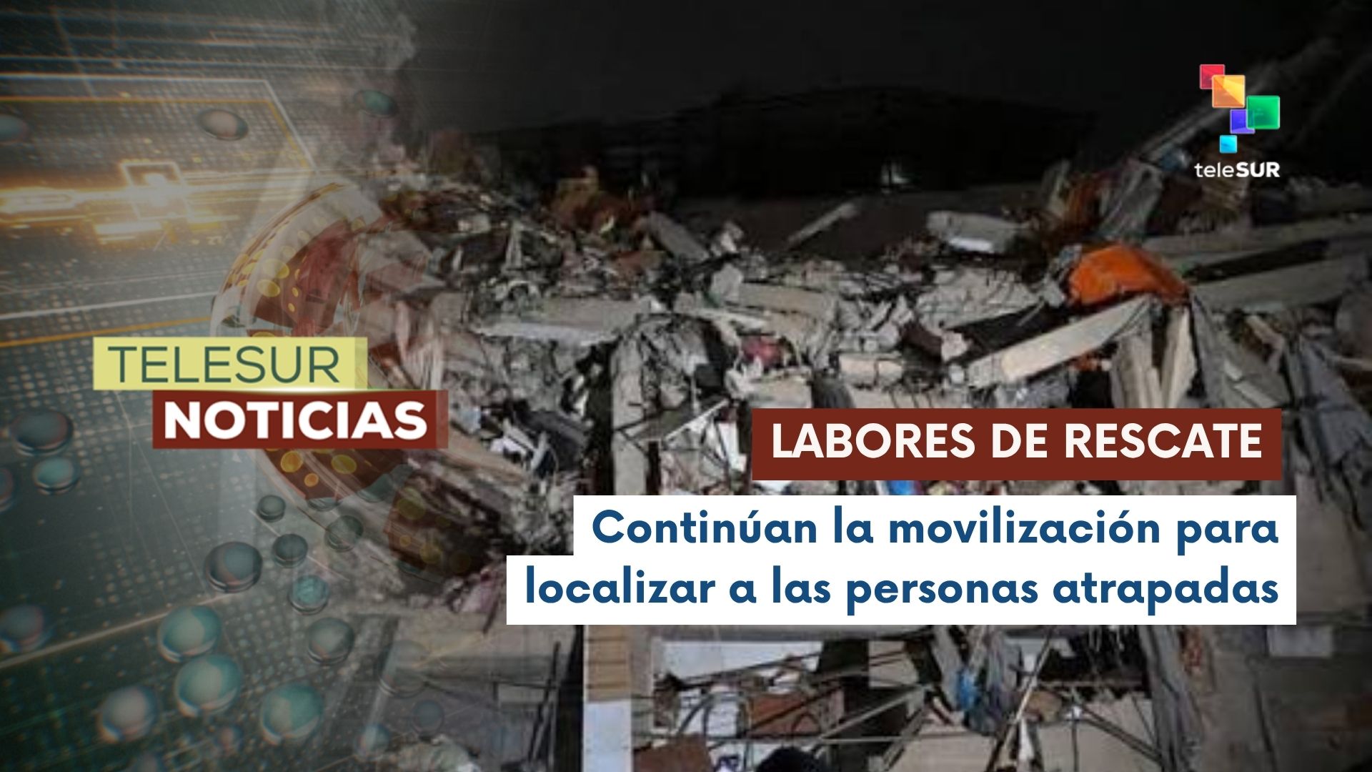 Rescate en La Guaira tras colapso de edificios residenciales