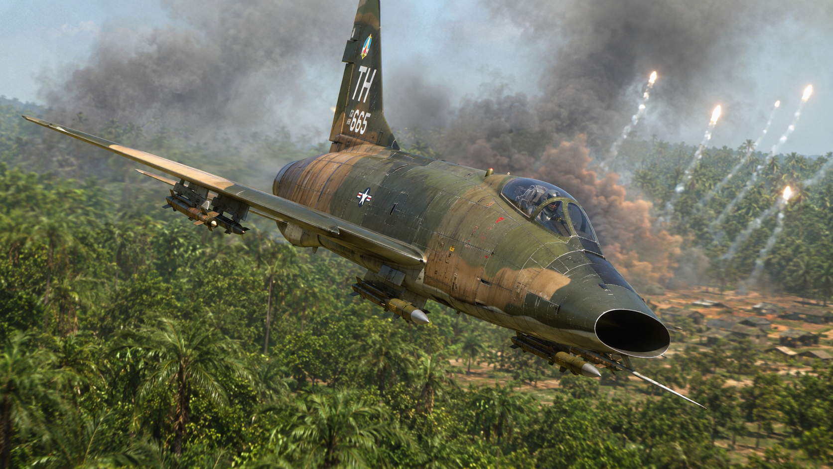 360,283 combat sorties: The F-100 found its real war in Vietnam
