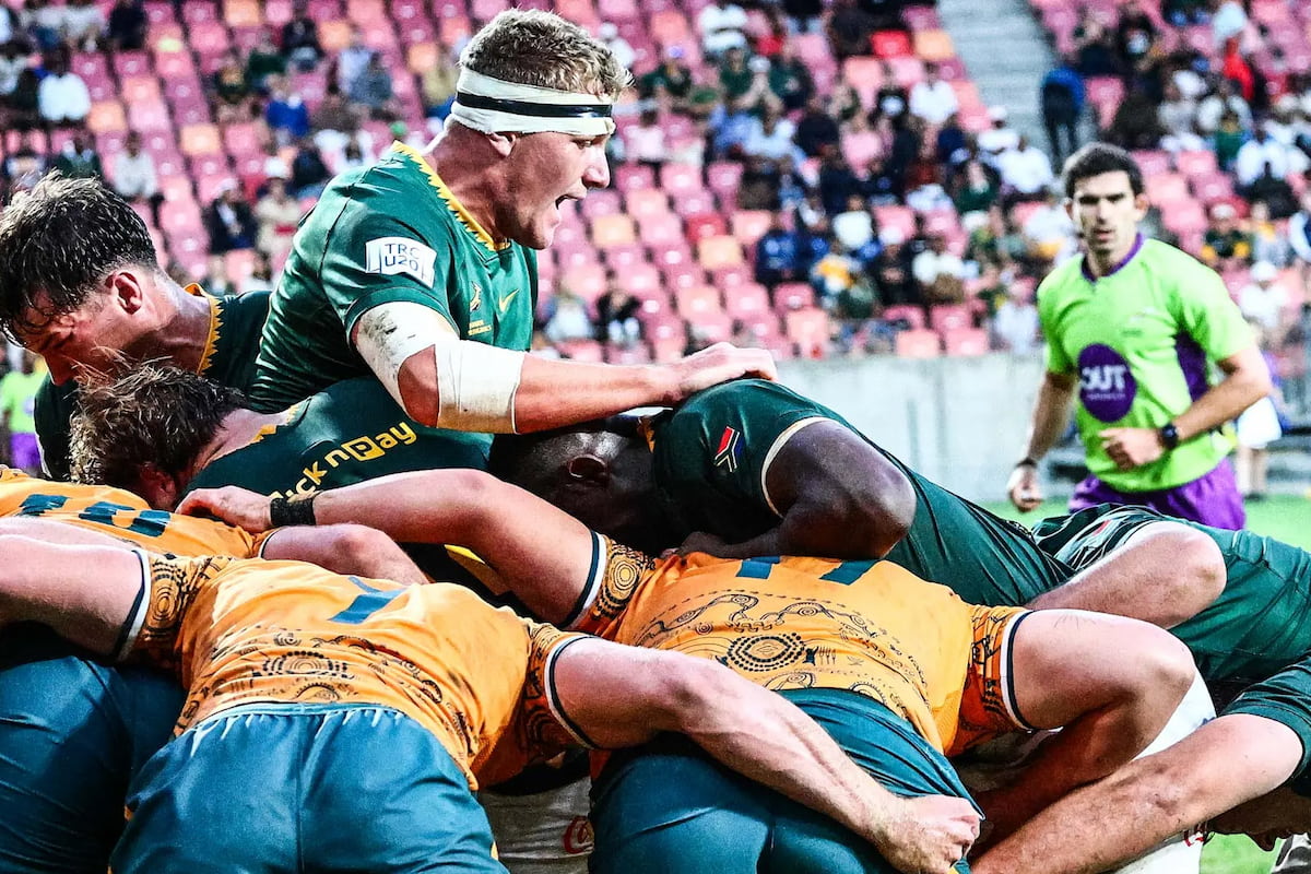What time is kick off for Junior Springboks on Saturday?