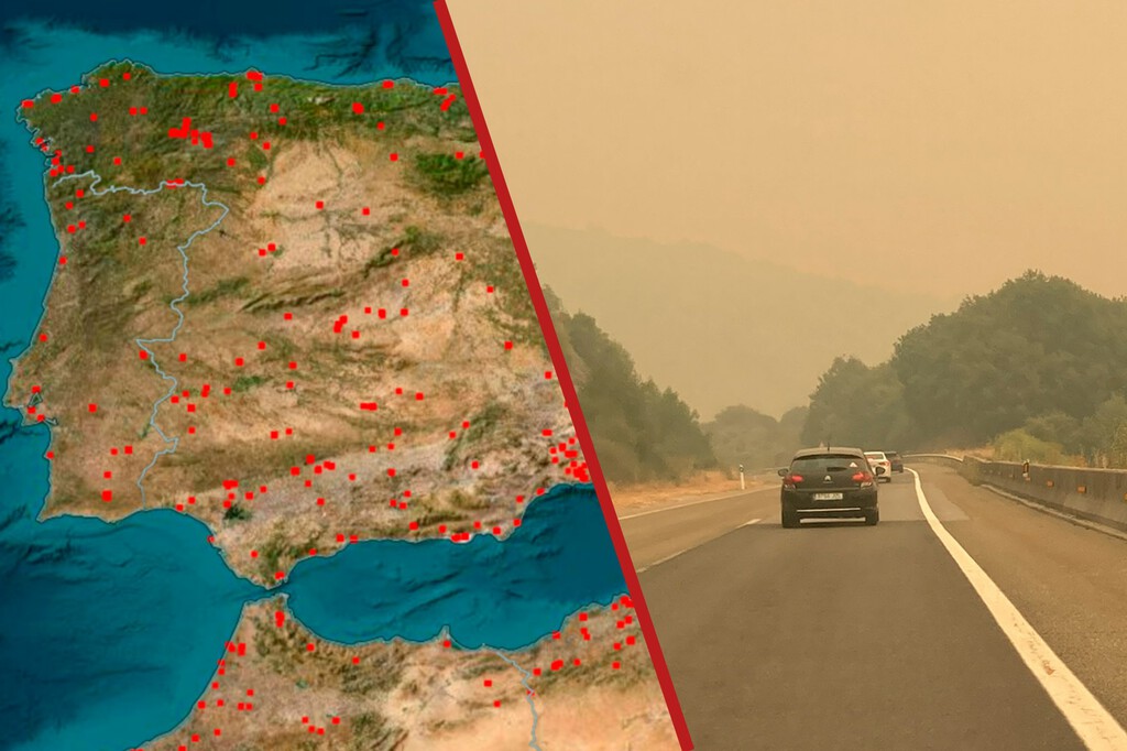 Las imágenes de satélite de la NASA permiten ver dónde hay incendios en ...