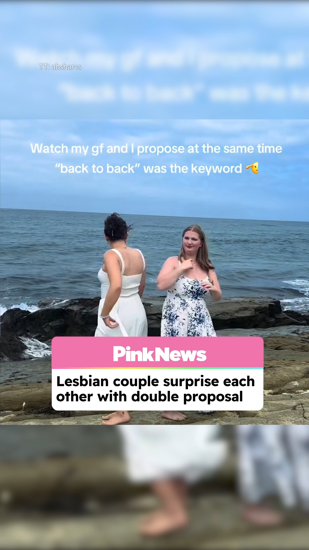 Lesbian couple's double proposal TikTok goes viral: See the adorable ...