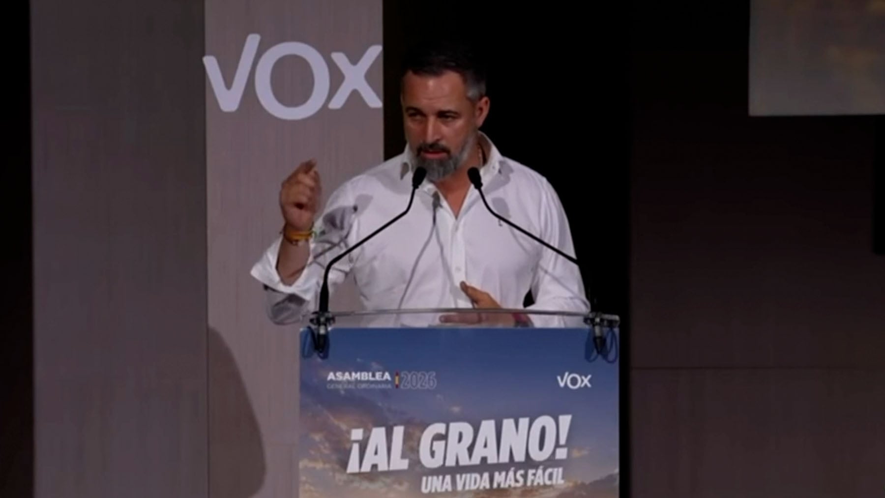 Abascal advierte que Sánchez no está acabado: « Es un loco al volante ...